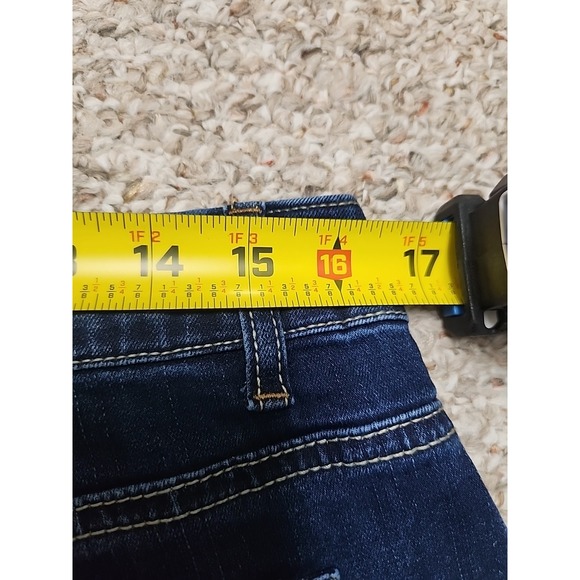 Flamingals Womens Cargo Jogger Jeans Mid Rise Multi Pocket Denim XXL New - Picture 12 of 14